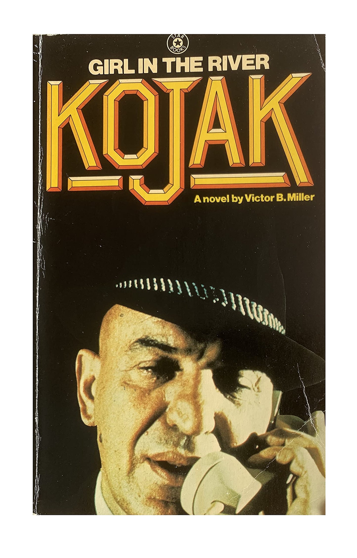 Vintage 1975 Telly Savalas Is Kojak - The Girl In The River Paperback Book by Victor B Miller