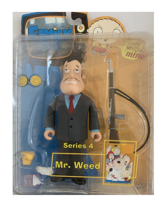 Vintage 2005 Family Guy Series 4 Mr Weed Action Figure - Brand New Factory Sealed Shop Stock Room Find