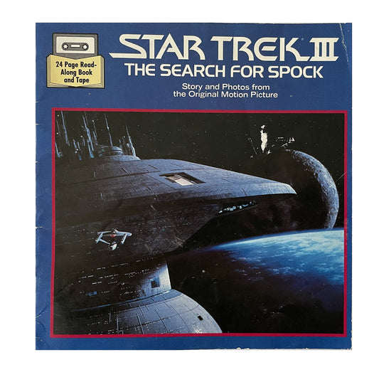 Vintage 1984 Star Trek III The Search For Spock 24 Page Read Along Book - Movie Tie In - Former Comic Book Shop Stock