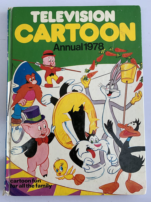 Vintage The Television Cartoon Annual 1978