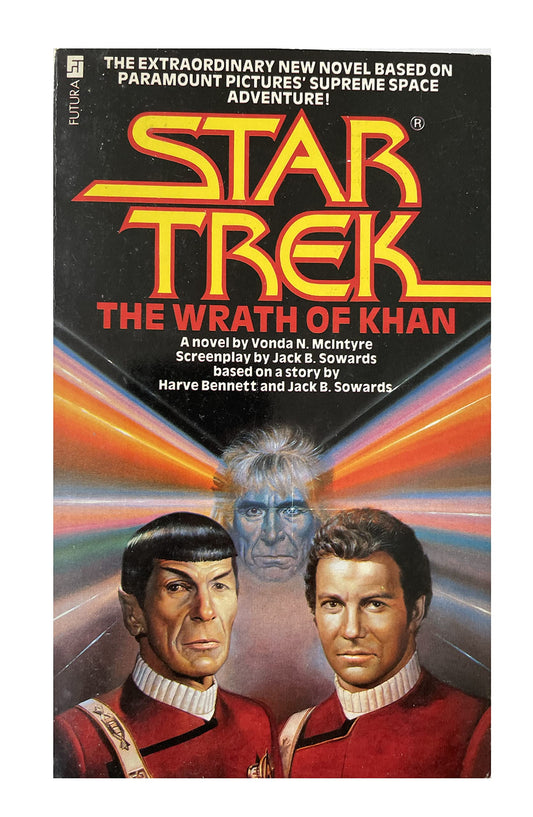 Vintage 1982 - Star Trek The Wrath Of Khan Paperback Novel Of The Blockbuster Movie By Vonda N. Mcintyre