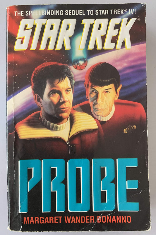 Vintage Star Trek 1993 Probe Paperback Book Novel By Margaret Wander Bonanno