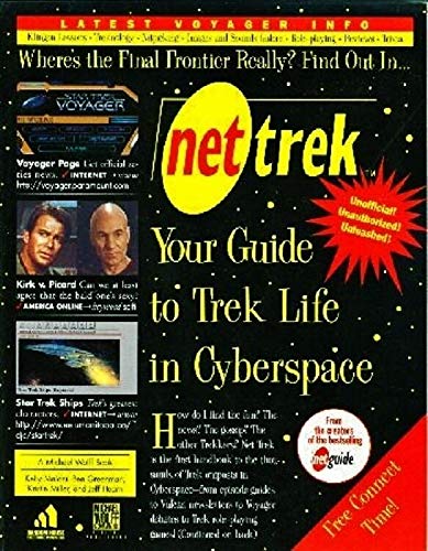 Vintage 1995 Star Trek Net Trek - Your Guide To Trek Life In Cyberspace - Large Paperback Book - Brand New Shop Stock Room Find.