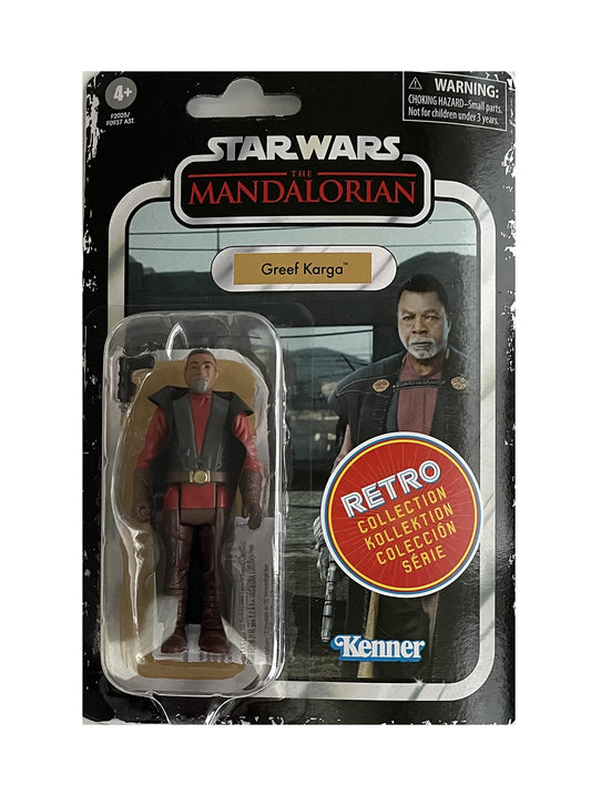 Star Wars Retro Collection - The Mandalorian - Greef Karga Action Figure With Blaster - Brand New Factory Sealed