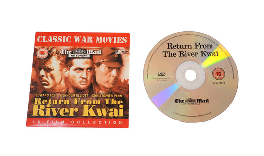 Vintage The Daily Mail Classic War Movies - Return From The River Kwai - Edward Fox, Denholm Elliott, Christopher Penn - Shop Stock Room Find
