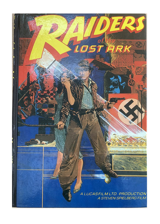 Vintage 1982 Raiders Of The Lost Arc Storybook Annual Based On The Movie - Unsold Shop Stock Room Find