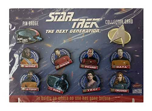 Vintage Dufort 1996 Star Trek The Next Generation Limited Edition Collector Card With 10 Pins Badges - Brand New Factory Sealed Shop Stock Room Find