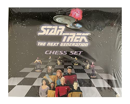 Vintage 1999 Star Trek The Next Generation Chess Set - Brand New Factory Sealed Shop Stock Room Find