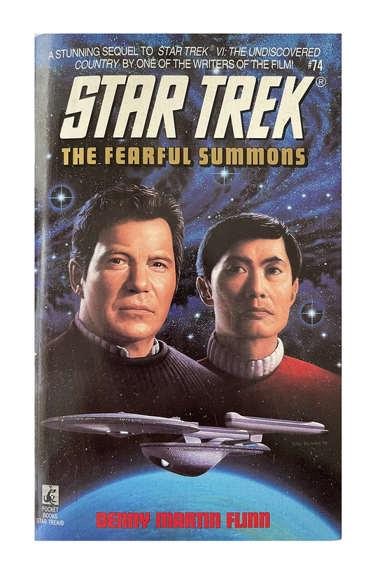 Vintage 1995 Star Trek Novel - The Fearful Summons - Paperback Book - By Howard Weinstein - Shop Stock Room Find