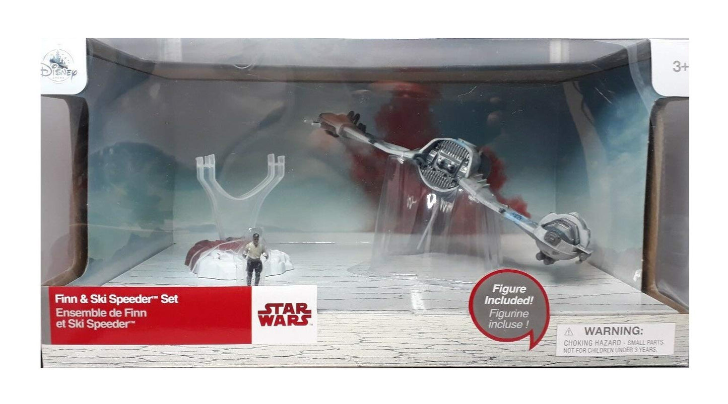 Star Wars The Last Jedi Disney Parks Exclusive Finn & Ski Speeder Set - Mint In Sealed Box