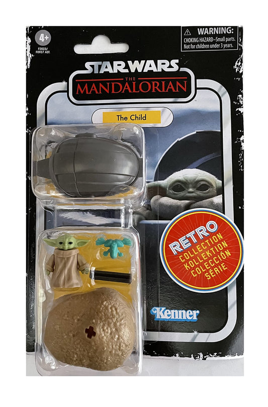 Star Wars Retro Collection - The Mandalorian - The Child Action Figure With Travel Cot - Brand New Factory Sealed