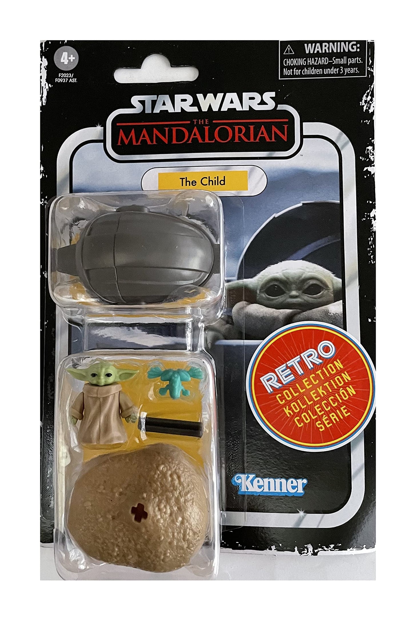 Star Wars Retro Collection - The Mandalorian - The Child Action Figure With Travel Cot - Brand New Factory Sealed