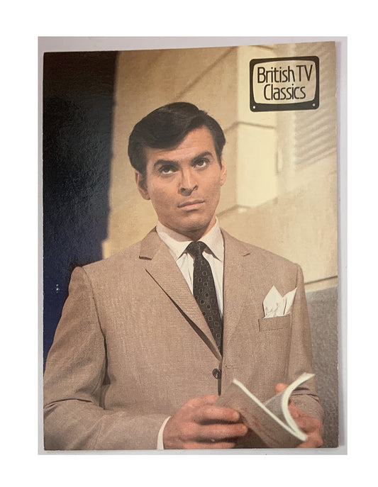 Vintage 1989 British Tv Classics : The Champions - Stuart Damon As Craig Stirling Photograph Postcard By Engale Marketing - Unsold Shop Stock