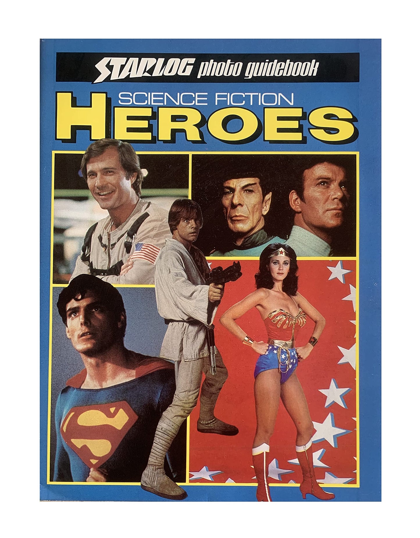 Vintage 1980 Starlog Photo Guidebook - Science Fiction Heroes - Paperback Book - Unsold Shop Stock