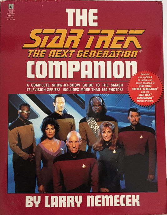 Vintage 1995 Star Trek The Next Generation Companion - Large Paperback Book - Brand New Shop Stock Room Find