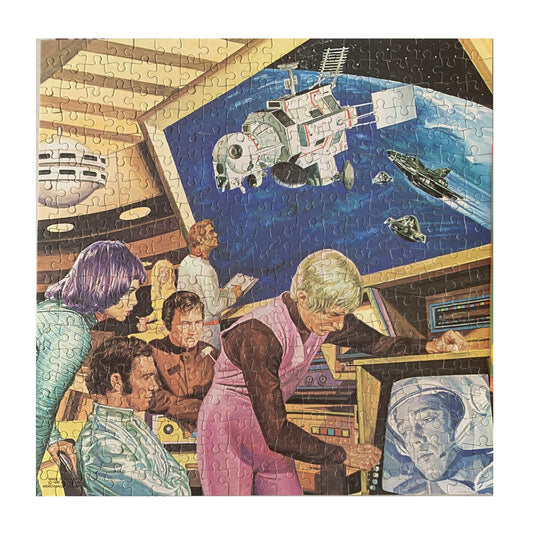 Vintage Gerry Andersons Arrow Games Ltd 1970 UFO 320 Piece Jigsaw Puzzle No. 2316 The Control Center On Moon Base In The Original Box - Shop Stock Room Find