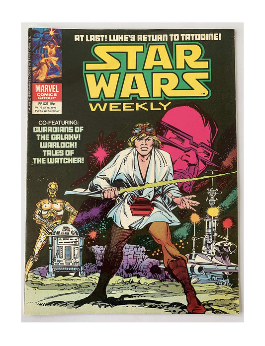Vintage Star Wars Weekly Comic Issue Number 73 Marvel Comics July 18th 1979