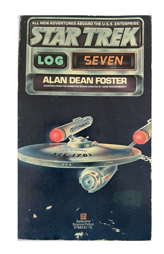 Vintage 1978 Star Trek Log Seven - Adapted From The Animated TV Series - Paperback Book - By Alan Dean Foster