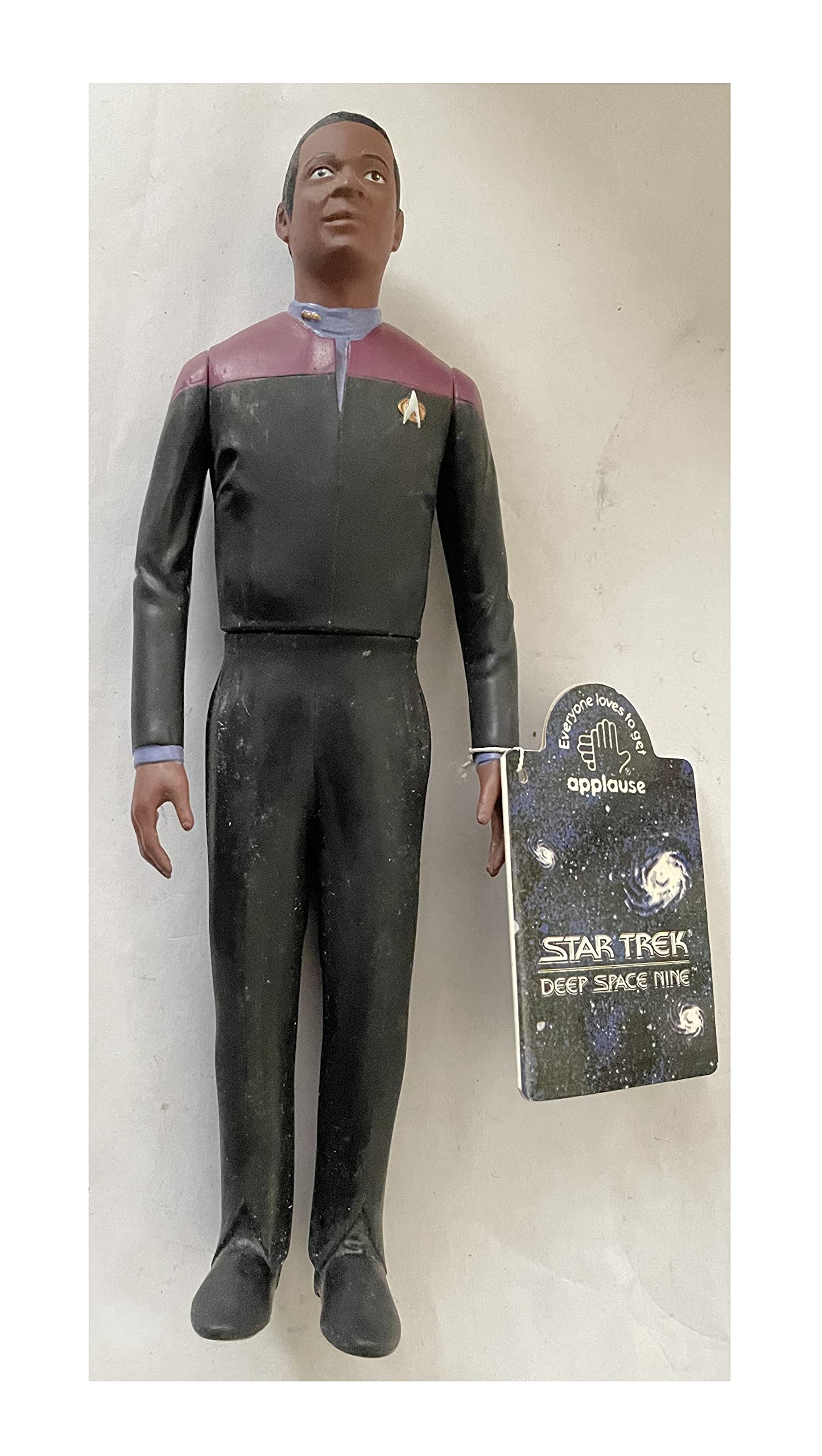 Vintage 1994 Applause Star Trek Deep Space Nine 9 Inch Vinyl Commander Ben Sisko Action Figure - Brand New Shop Stock Room Find