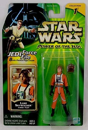 Vintage Star Wars The Power Of The Jedi Luke Skywalker X-Wing Pilot Action Figure - Brand New Factory Sealed Shop Stock Room Find