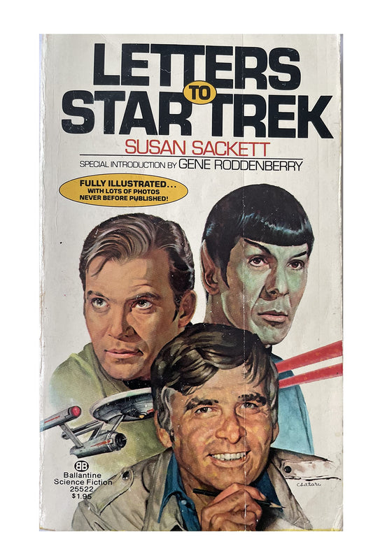 Vintage 1977 Letters To Star Trek - Paperback Book - By Susan Sackett