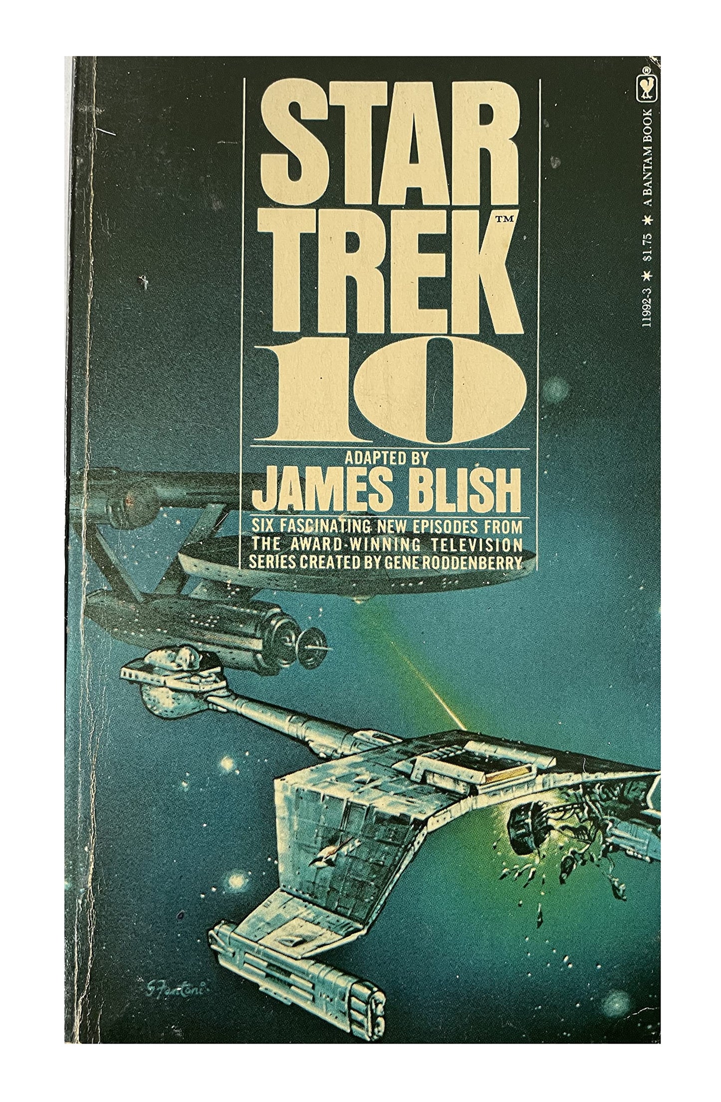 Vintage 1978 Star Trek 10 - Adapted From The Original Television Series - Paperback Book - By James Blish