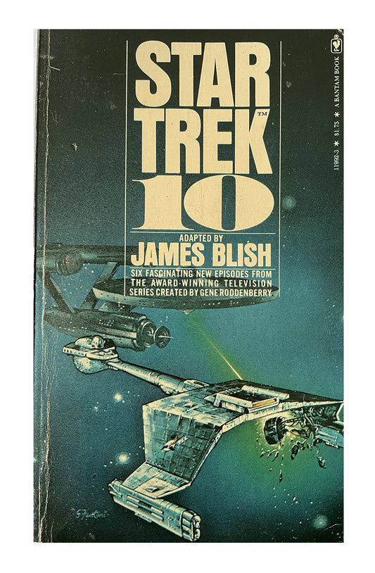 Vintage 1978 Star Trek 10 - Adapted From The Original Television Series - Paperback Book - By James Blish