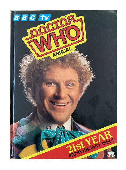 Vintage Doctor Who Annual 1985 21st Anniversary Issue Starring Colin Baker