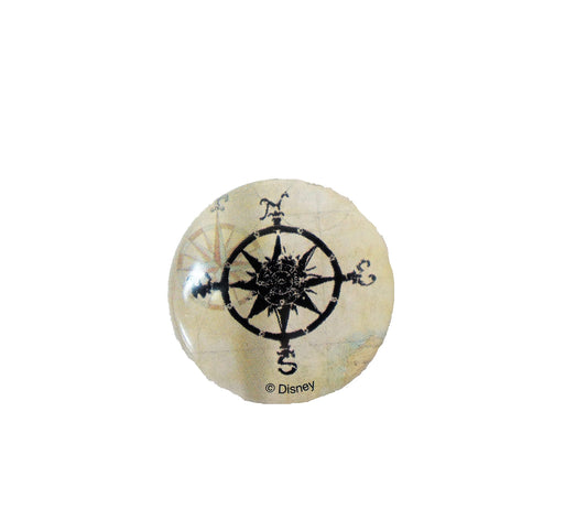 Vintage 2003 Pirates Of The Caribbean Jacks Compass Pin Badge Ultra Rare - Shop Stock Room Find