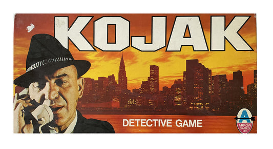 Vintage Arrow Games 1975 Kojak Detective Board Game - Complete & In The Original Box