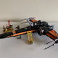 Vintage 2015 Star Wars The Force Awakens Building Blocks Poe Damerons Rebel X-Wing Black & Orange - Fully Built Former Display Model