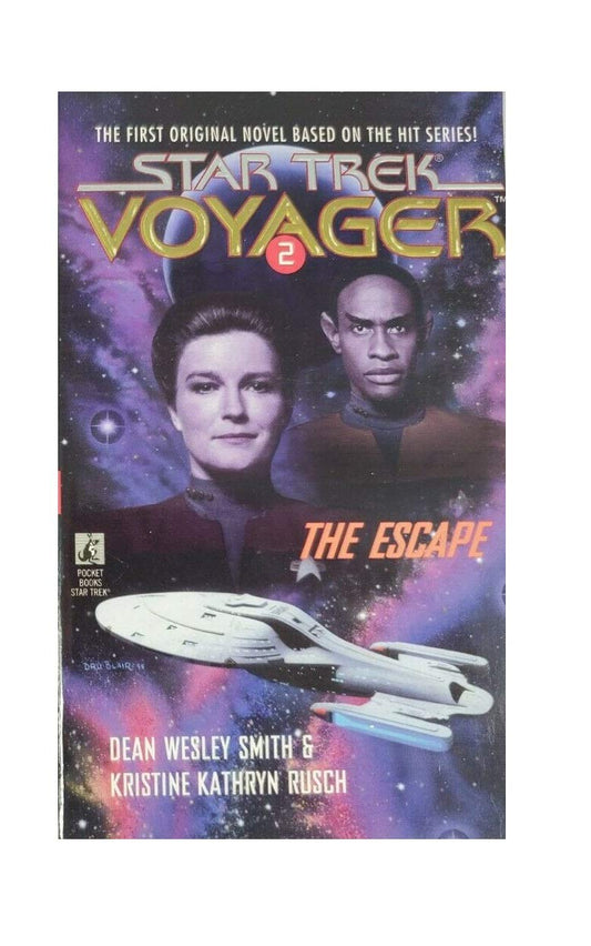 Vintage 1995 Star Trek Voyager - No. 2 The Escape - Paperback Book - Brand New Shop Stock Room Find