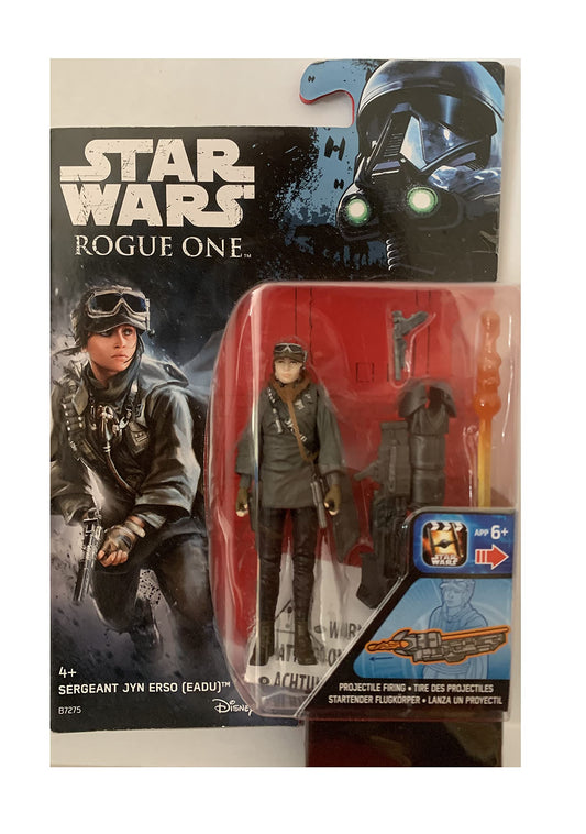 Star Wars Rogue One Sergeant Jyn Erso (EADU) Action Figure - Brand New Factory Sealed