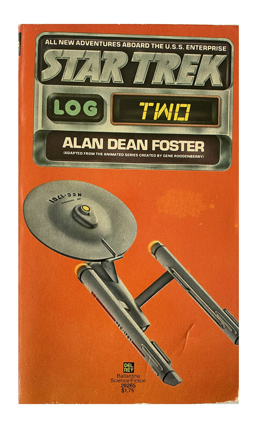 Vintage 1979 Star Trek Log Two - Adapted From The Animated TV Series - Paperback Book - By Alan Dean Foster