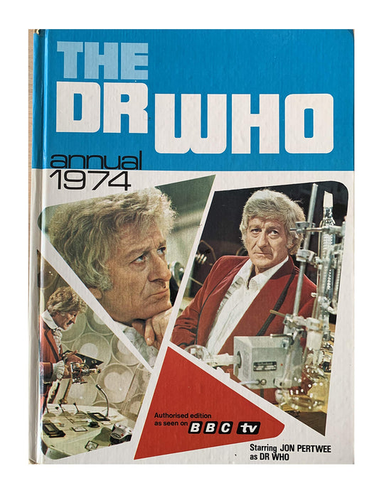 Vintage The Dr Who Annual 1974 Starring Jon Pertwee