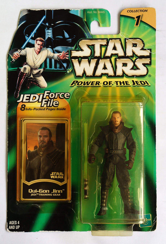 Vintage 2000 Star Wars Power Of The Jedi Collection 1 Qui-Gon Jinn Jedi Training Gear Action Figure