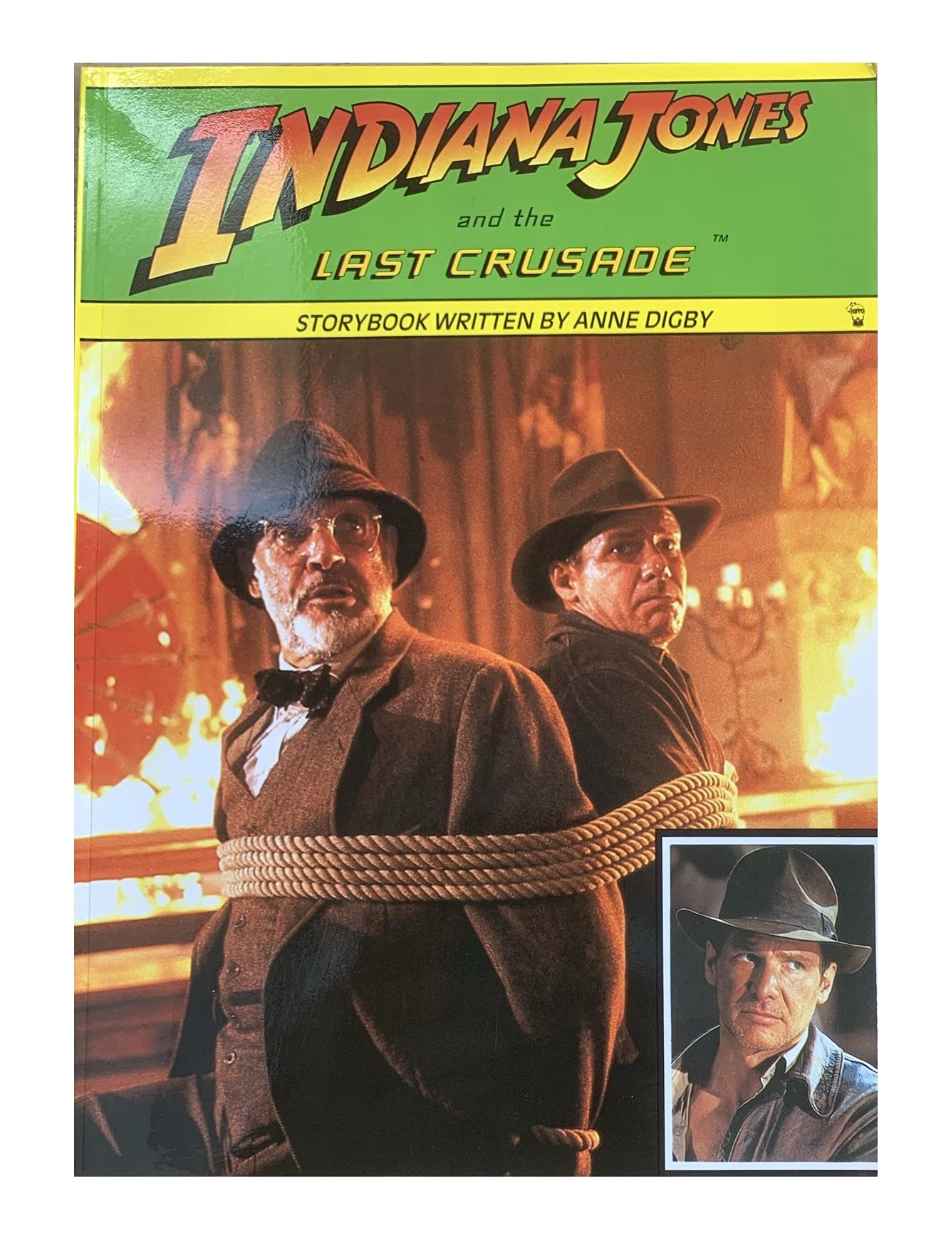 Vintage Indiana Jones And The Last Crusade Storybook Based On The Movie - Shop Stock Room Find