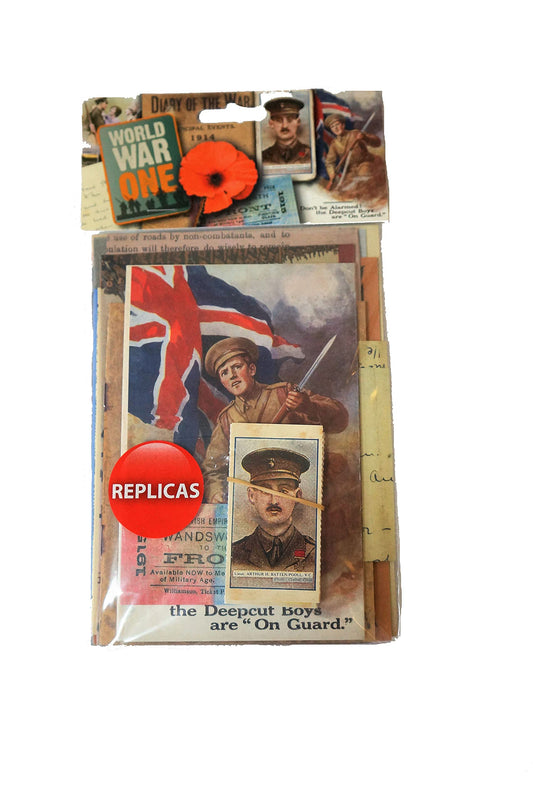 Vintage World War One Replica Memorabilia Pack - Brochures, Booklets Trade Cards Etc - Brand New Shop Stock Room Find