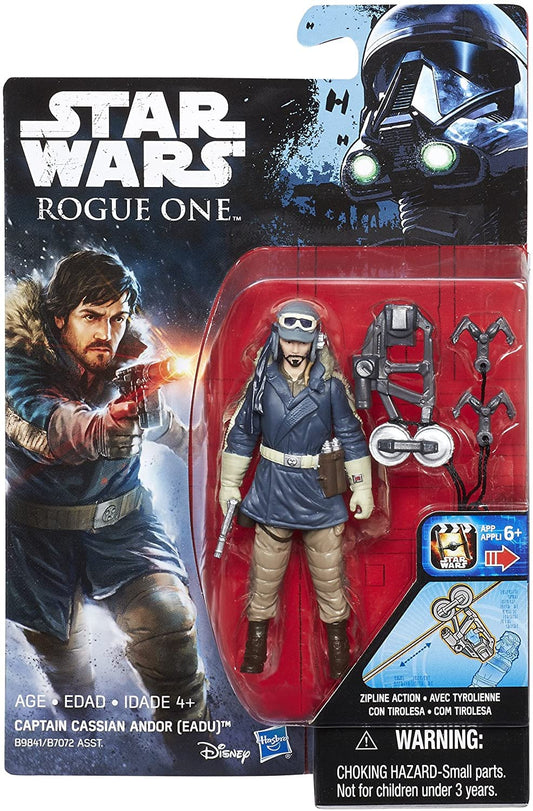 Star Wars Rogue One Captain Cassian Andor (EADU) Action Figure - Brand New Factory Sealed