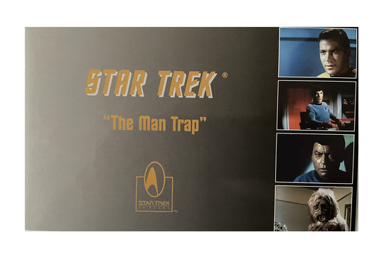 Vintage 1996 Star Trek The Original Series - The Man Trap - Set Of 4 Prepaid Telephone Cards In Presentation Binder - 30th Anniversary Limited Edition - Brand New Shop Stock Room Find