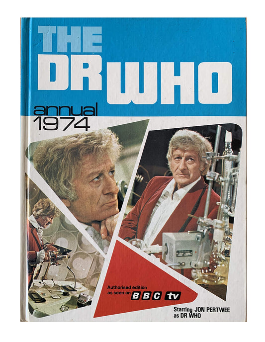 Vintage The Dr Who Annual 1974 Starring Jon Pertwee