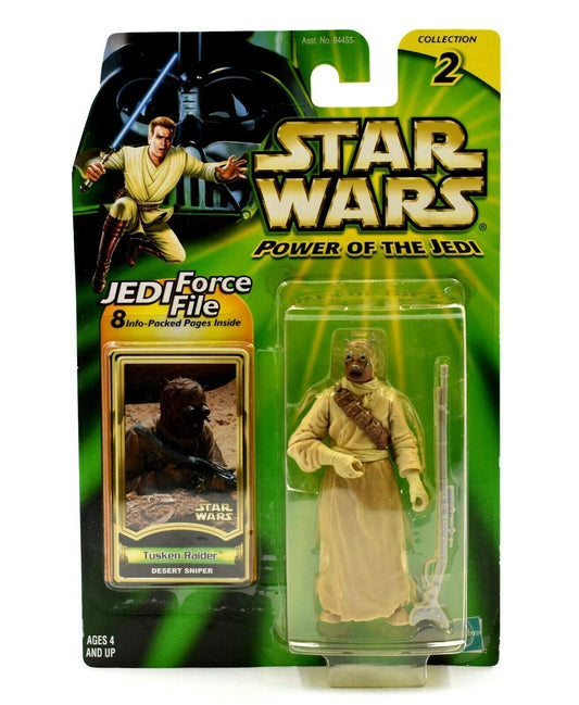 Vintage 2000 Star Wars The Power Of The Jedi Tusken Raider Desert Sniper Action Figure - Brand New Factory Sealed Shop Stock Room Find