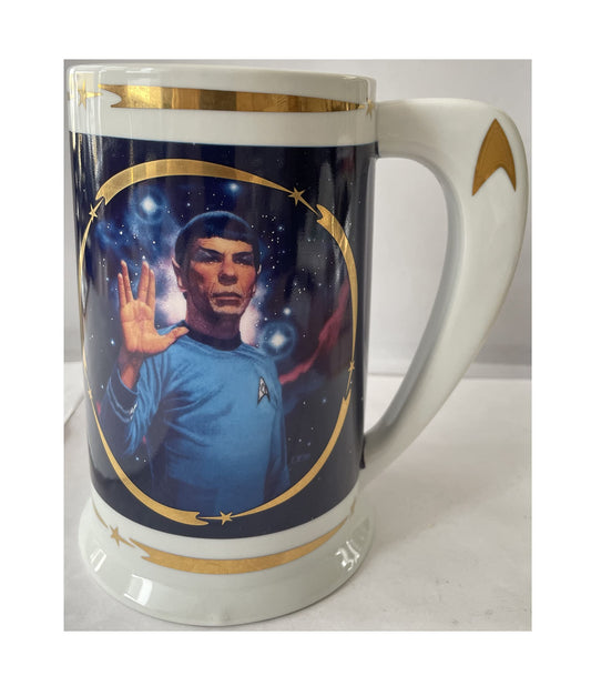 Vintage 1994 Hamilton Collection - Star Trek The Original Series Tankard Collection - Mr Spock - Shop Stock Room Find