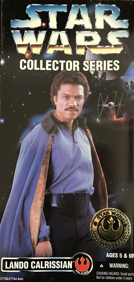 Vintage 1996 Star Wars Collector Series Rebel Alliance Lando Calrissian 12 Inch Fully Poseable Action Figure - Brand New Shop Stock Room Find