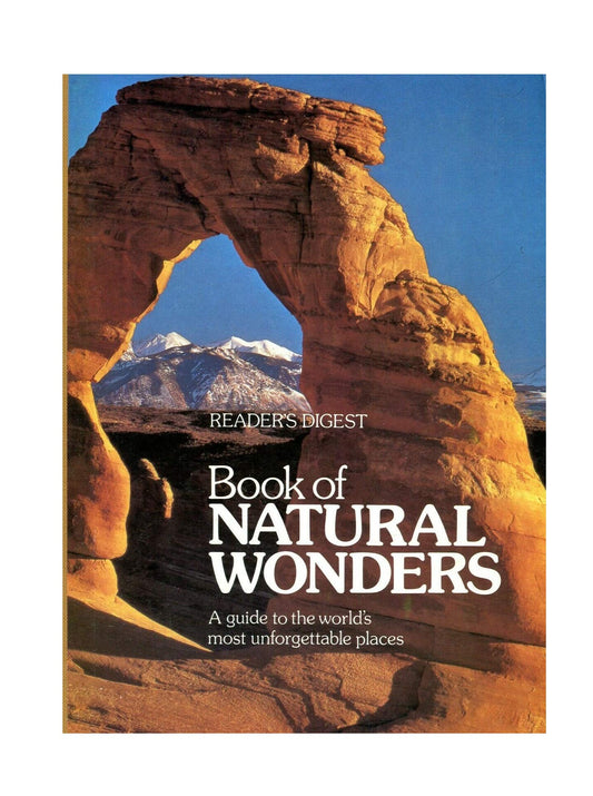 Vintage 1980 The Readers Digest Book Of Natural Wonders - Large Hardback Book