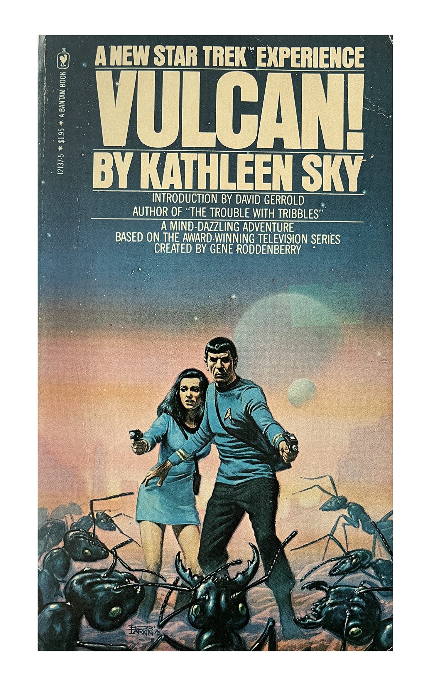 Vintage 1978 A New Star Trek Experience - Vulcan! - Paperback Book - By Kathleen Sky