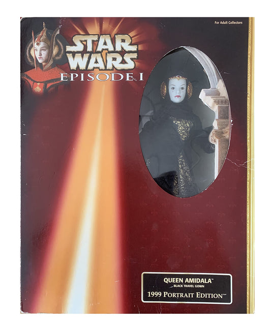 Vintage 1998 Star Wars Episode 1 The Phantom Menace Queen Padme Amidala 12 Inch Portrait Edition Collectable Doll Figure - Factory Sealed Shop Stock Room Find