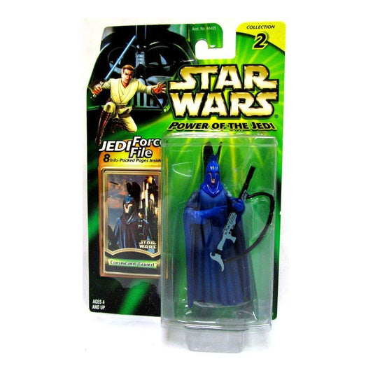 Vintage 2000 Star Wars Power Of The Jedi Coruscant Guard Action Figure - Brand New Factory Sealed Shop Stock Room Find