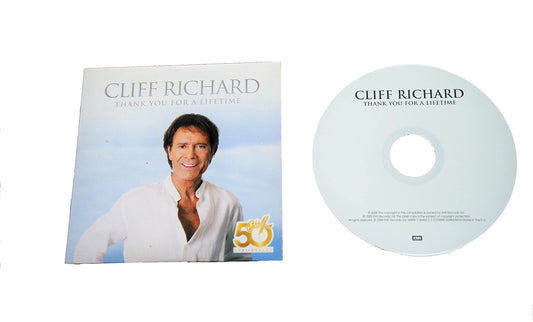 Vintage 2008 Cliff Richard - Thank You For A Lifetime Audio Music CD Single - Shop Stock Room Find