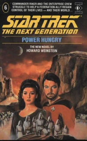 Vintage 1989 Star Trek The Next Generation - Novel No. 6 - Power Hungry - Paperback Book - Brand New Shop Stock Room Find
